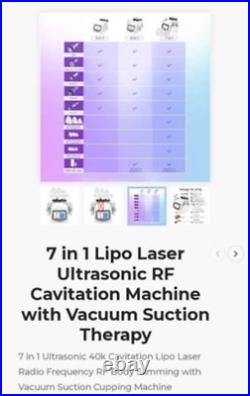 Laser Lipo ultrasonic RF cavitation machine