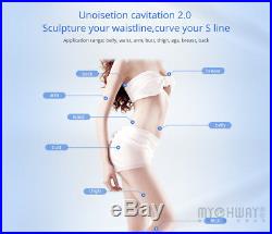 Led 9-1Ultrasonic Vacuum Cavitation RF Frequency Body Slimming Cellulite Machine