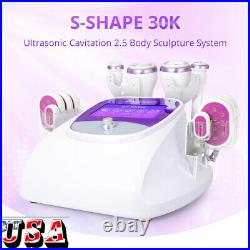Newest S-shape Ultrasonic Cavitation 2.5 Vacuum RF 30K body sculpting Machine