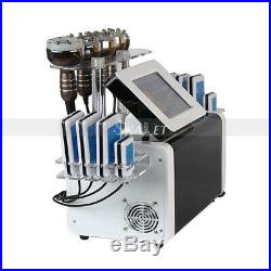 Portable Ultrasonic Cavitation Vacuum Lipo RF Slimming Machine with 8 Laser Pad