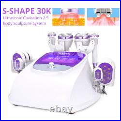 Pro S-SHAPE 30K Cavitation 2.5 RF Ultrasonic Vacuum EMS Body Slimming Machine US