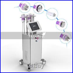 Pro Standing Ultrasonic Cavitation 40K RF 5-1 Vacuum Body Slimming Machine Spa