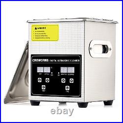 Professional Jewelry Cleaning Machine, 2L Jewelry Cleaner Ultrasonic Machine Wi