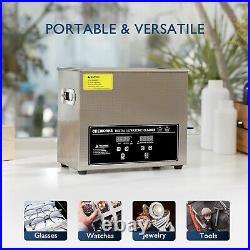 Professional Ultrasonic Cleaner 10L, 2.6 gal, Digital Sonic Cavitation Cleaner