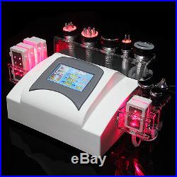 RF Radio Frequency 8 LED Laser Pads Vacuum Ultrasonic Cavitation Beauty Machine
