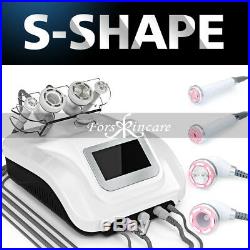 S-SHAPE Ultrasonic Cavitation RF Vacuum EMS Slimming Machine High Frequency Spa