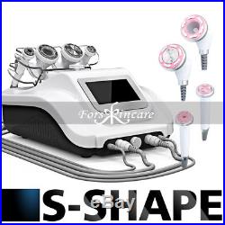 S-SHAPE Ultrasonic Cavitation RF Vacuum EMS Slimming Machine High Frequency Spa