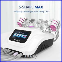 S-SHAPE Ultrasound Cavitation Vacuum Suction LED Laser Body Slimming Machine Spa