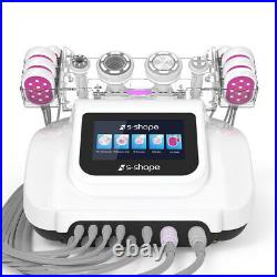 S-SHAPE Ultrasound Cavitation Vacuum Suction LED Laser Body Slimming Machine Spa