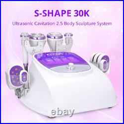 S-Shape 30K Cavitation 2.5 Machine Vacuum RF &EL Face &Slimming US