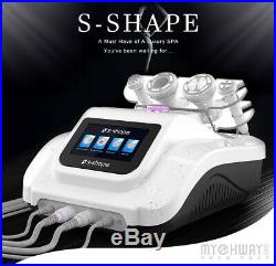 S Shape 30K Ultrasonic Cavitation Machine Vacuum RF Body Slimming EMS EL Lifting