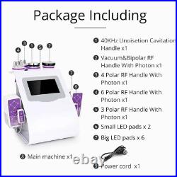 Sophia 40K Ultrasonic 6 In 1 Cavitation Machine