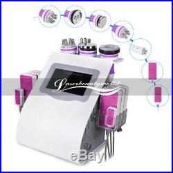 Ultrasonic 6 in1 Vacuum Cavitation RF Frequency Body Slimming Cellulite Machine