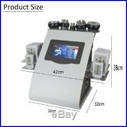 Ultrasonic 6 in 1 Ultrasound Cavitation Vacuum RF Cold Body Slimming Machine