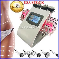 Ultrasonic 6in1 Vacuum Cavitation RF Radio Frequency Body Slim Cellulite Machine