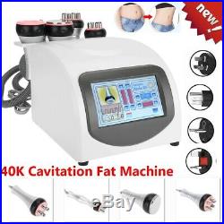 Ultrasonic Cavitation 40K Radio Frequency RF Fat Loss Anti-Cellulite Machine Spa