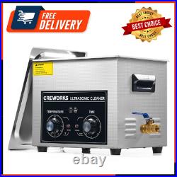 Ultrasonic Cleaner With Heater And Timer 2.6 Gal Digital Sonic Cavitation Machine