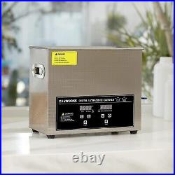 Ultrasonic Cleaner with Heater & Timer, 1.6 gal Digital Sonic Cavitation Machine