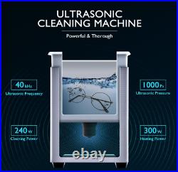 Ultrasonic Cleaner with Heater & Timer, 2.6 gal Digital Sonic Cavitation Machine