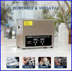 Ultrasonic Cleaner with Heater & Timer, 2.6 gal Digital Sonic Cavitation Machine