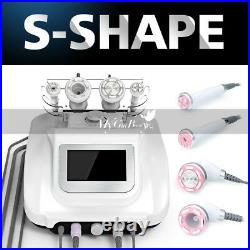 Ultrasonic S-SHAPE Cavitation EMS RF Vacuum Slimming Machine Fat Burnt USA