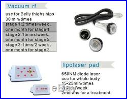Ultrasonic Vacuum Cavitation RF Laser Bipolar Slimming Cellulite Machine SPA UK