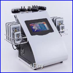Ultrasonic Vacuum Cavitation RF Radio Frequency 6in1 Slimming Cellulite Machine