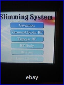 Ultrasonic cavitation slimming machine 6 in 1 slimming and massage