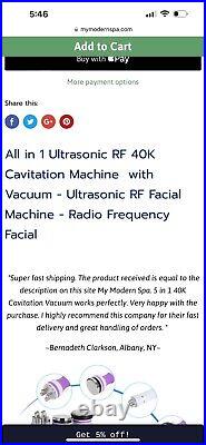 Ultrasonic fat cavitation machine