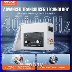 VEVOR 6L Ultrasonic Cleaner with Heater Timer & Basket, Tool