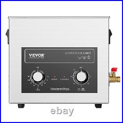 VEVOR 6L Ultrasonic Cleaner with Heater Timer & Basket, Tool