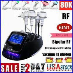 Vacuum Ultrasonic 80K Cavitation Radio Frequency Body Slimming Machine/Free Gift