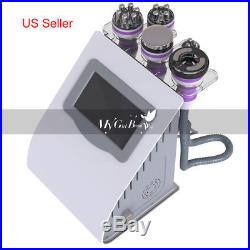Vacuum Ultrasonic Cavitation 5IN1 Multipolar RF Body Slimming Machine USA Stock
