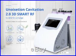 Vacuum Ultrasonic Cavitation 8IN1 Radio Frequency RF Body Slimming Machine Cold